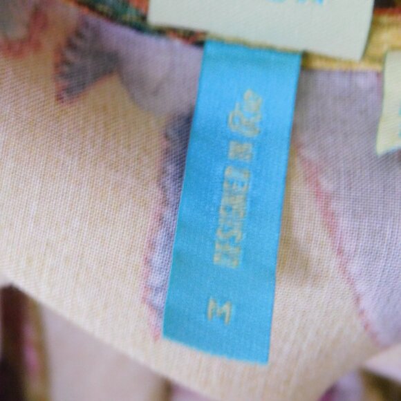 FARM Rio Sunlit Multi-Color Mixed Print Floral Maxi Wrap Dress M (2825) - Picture 5 of 7